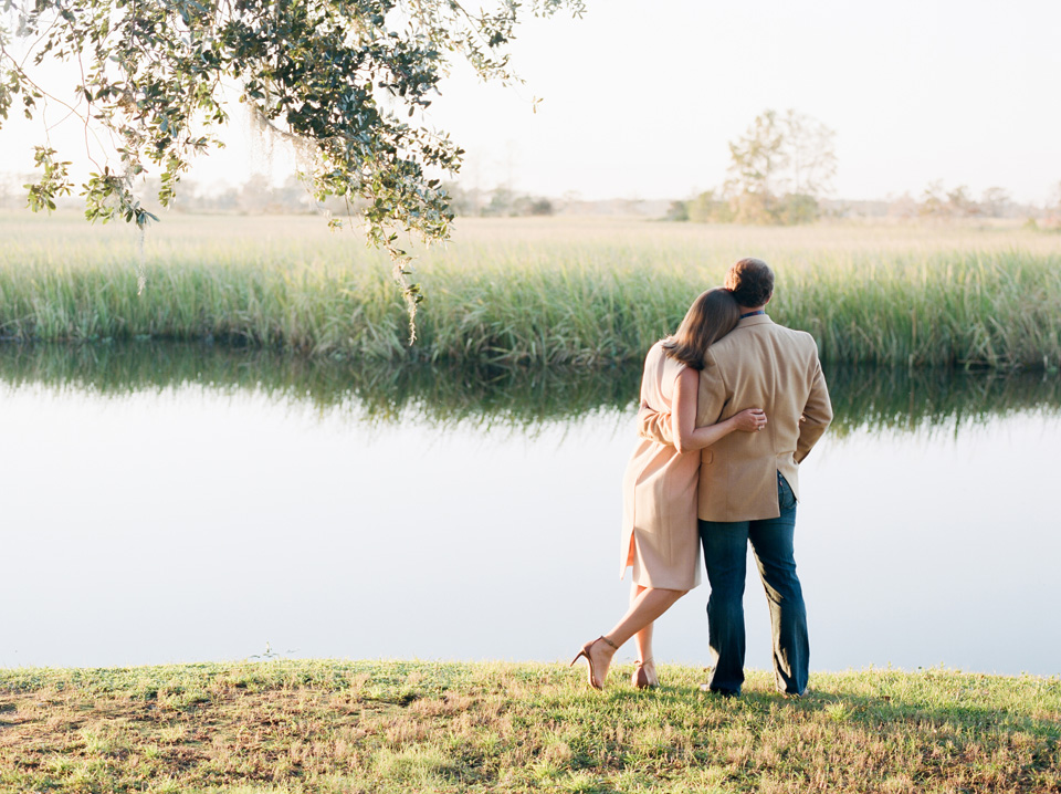 Southern Wedding Tradition of Bury the Bourbon Engagement Session in Pawleys Island by Gillian Claire