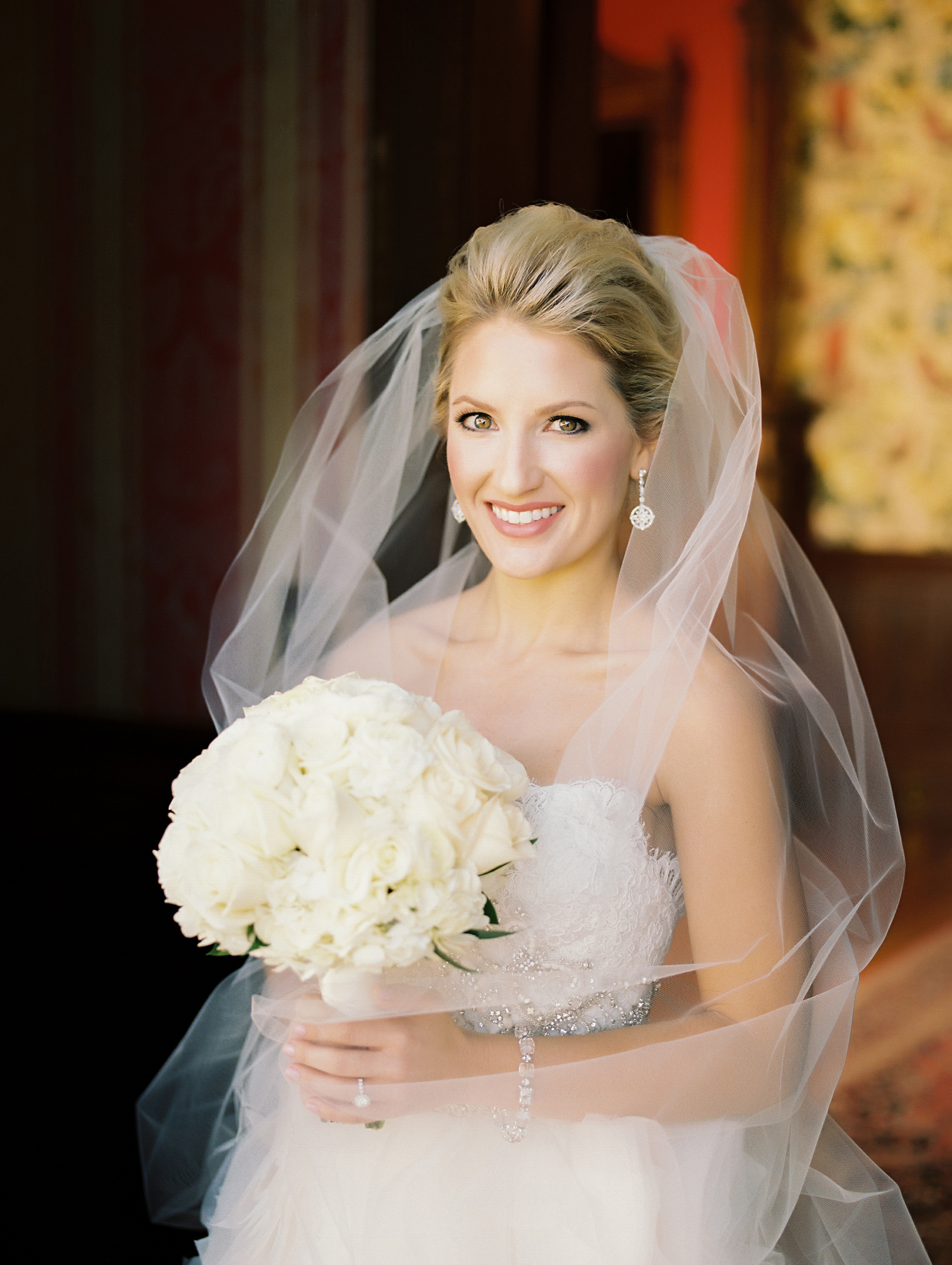 southern wedding traditions bride smiling photo