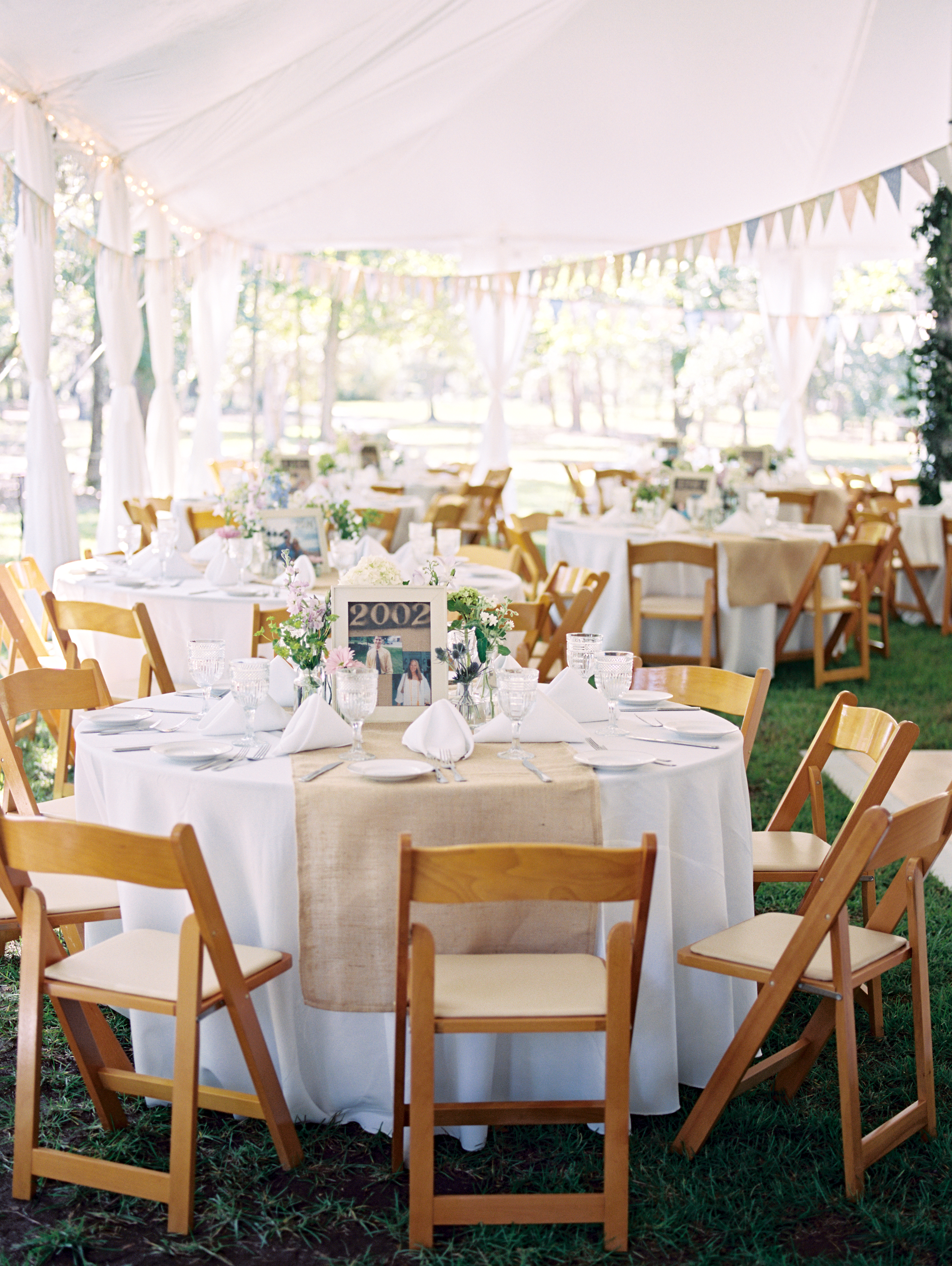 southern wedding traditions tables and chairs photo