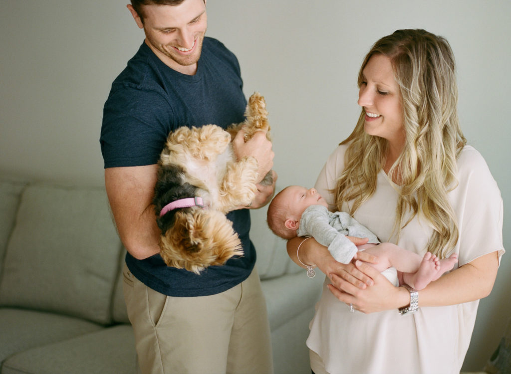 newborn photographer in myrtle beach, lifestyle newborn photography by gillian claire