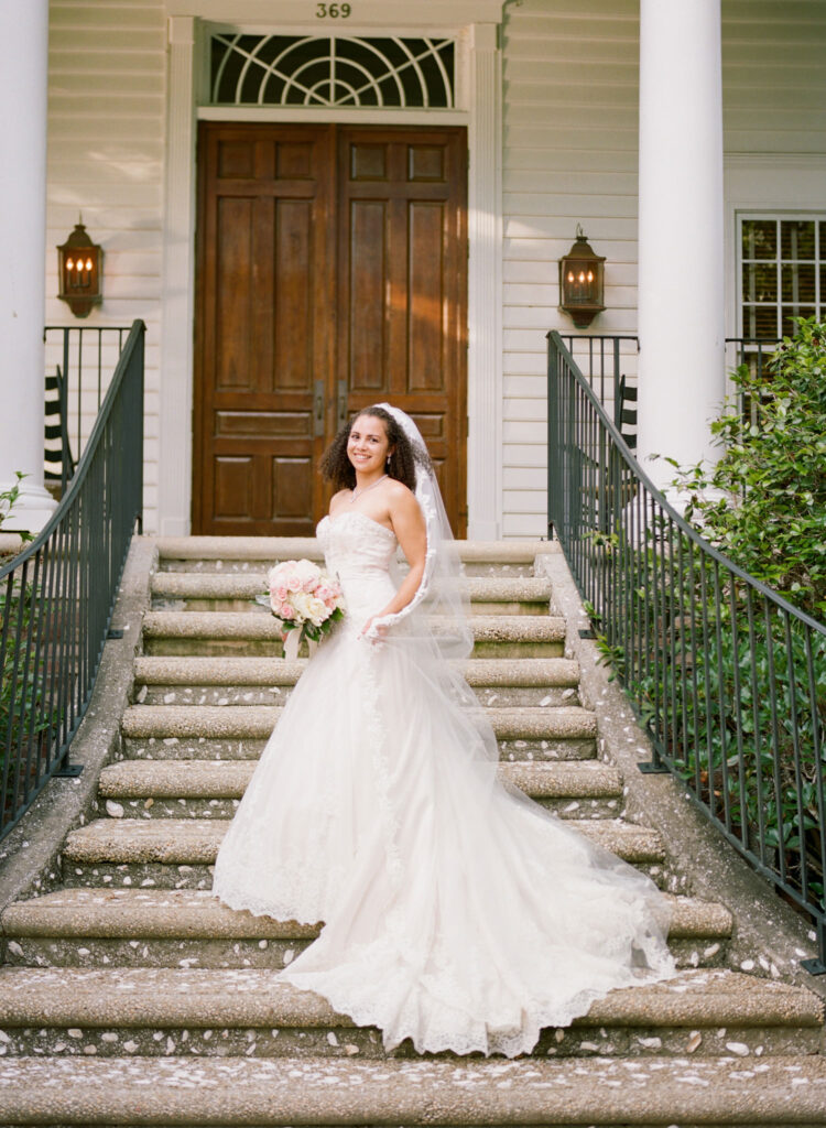 Bridal Portrait at Caledonia Plantation by Charleston wedding photographer gillian claire