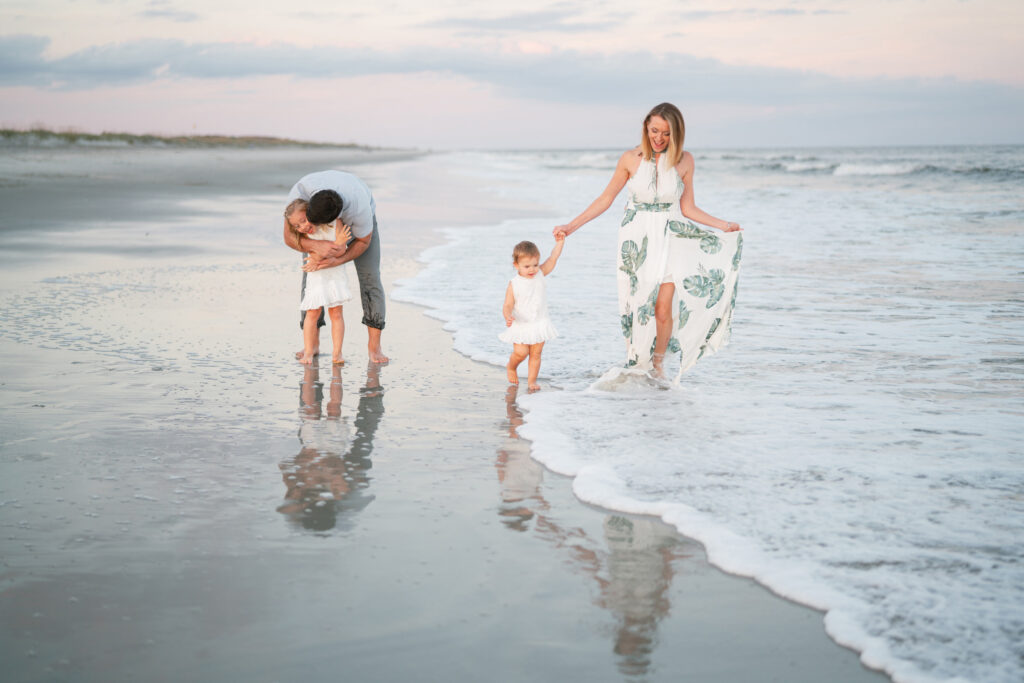 Family photos at Huntington Beach State Park by myrtle beach photographer gillian claire
