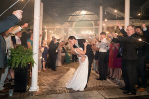 Wachesaw Plantation wedding sparkler exit