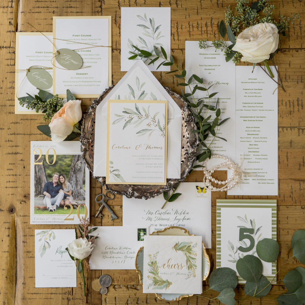 wedding invitation suite