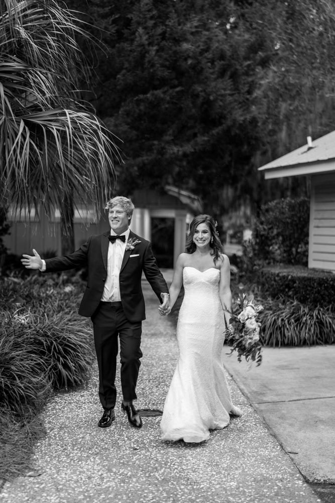 black and white bride and groom at caledonia plantation