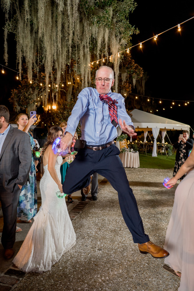 dancing at wedding at caledonia plantation