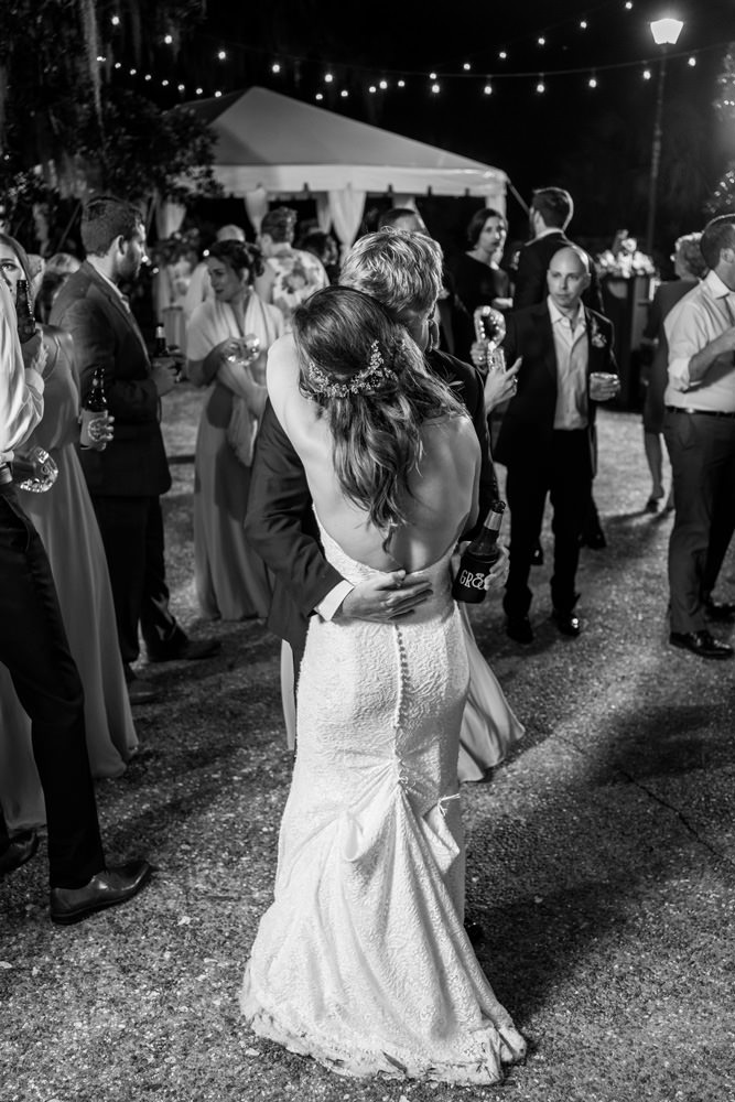 bride and groom dancing at caledonia plantation